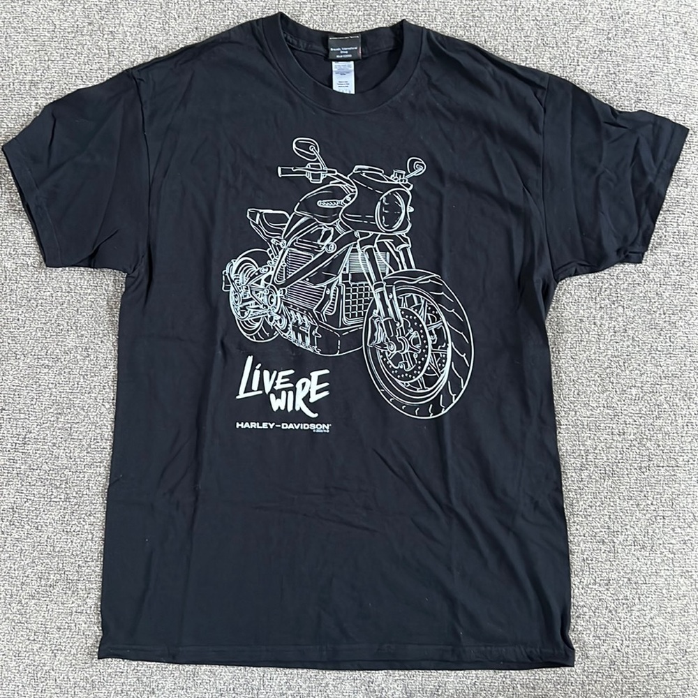 🟢 3 for $15 Bundle | NWOT Harley-Davidson Livewire T-Shirt (Black)